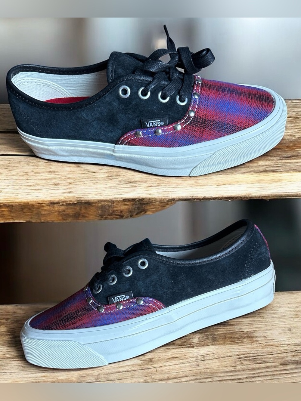 Vans Black Purple Studded LX Authentic Women’s Size 7